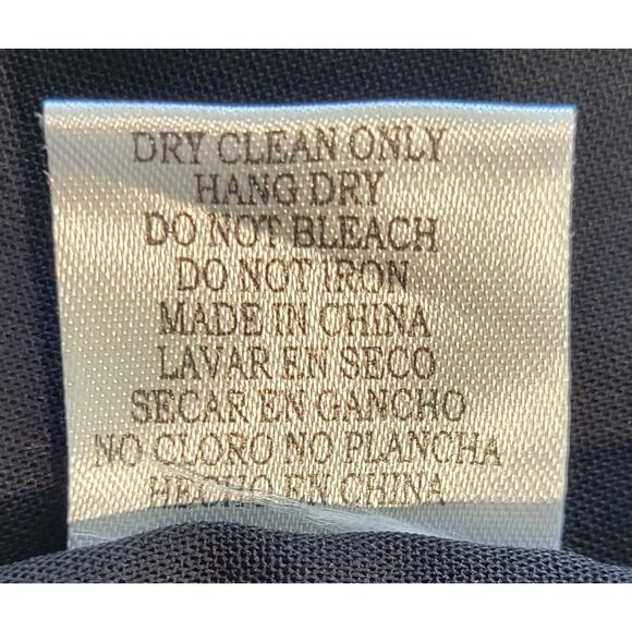 Roly Poly Women L Black Empire Waist Dress Balloon Sleeve Tiered Hem RP10853 - Picture 11 of 11